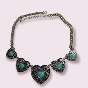 Silver Turquoise Necklace